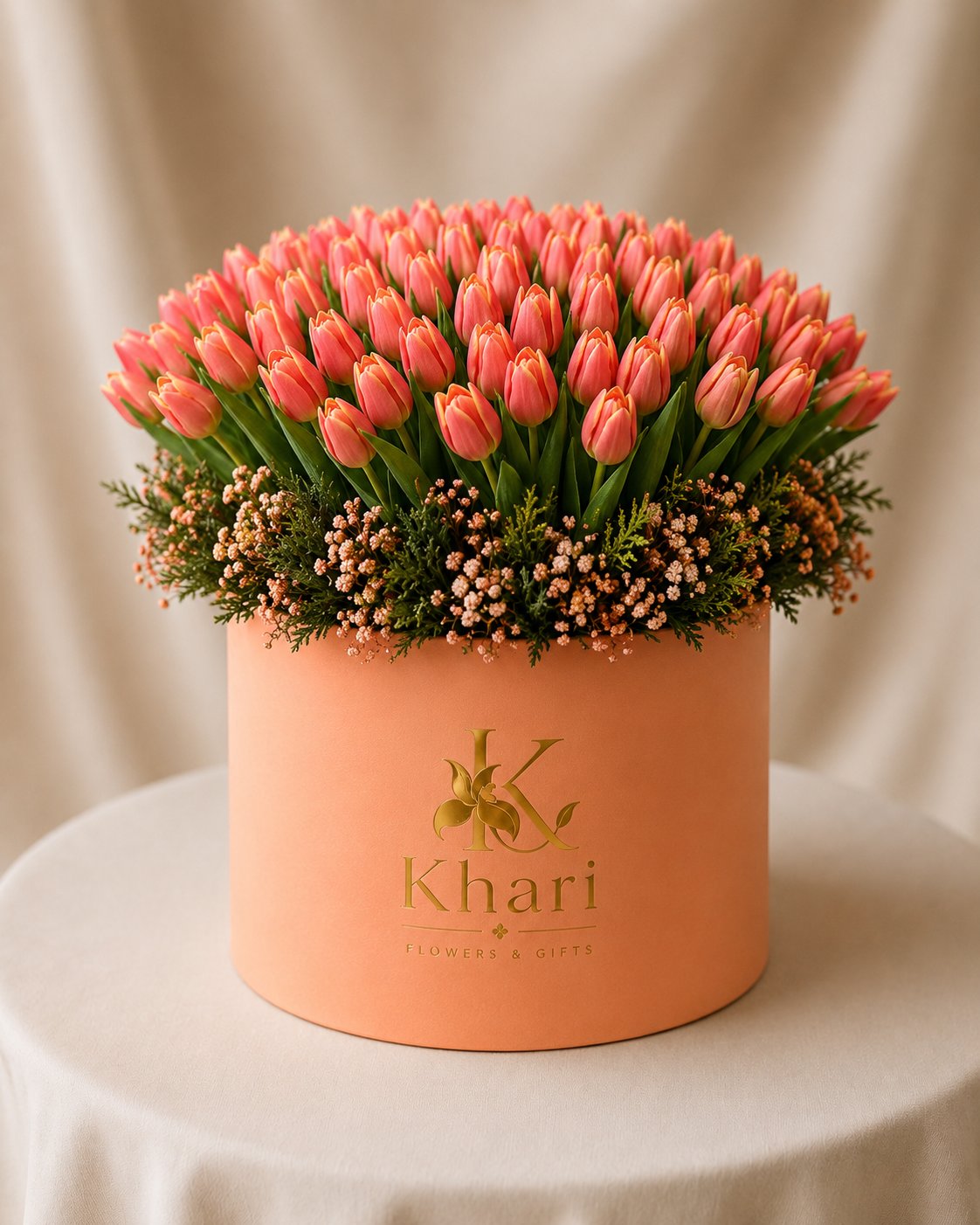 Blush Tulip Box